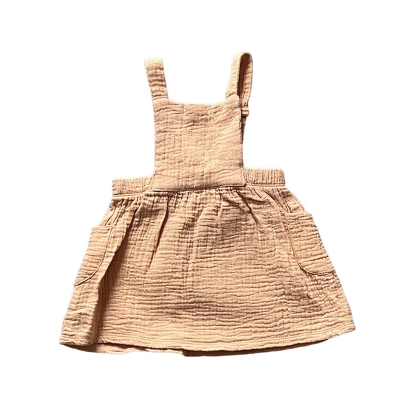 Girls 6-9M Orange Dress With Headband Outfit Set - Picture 3 of 4